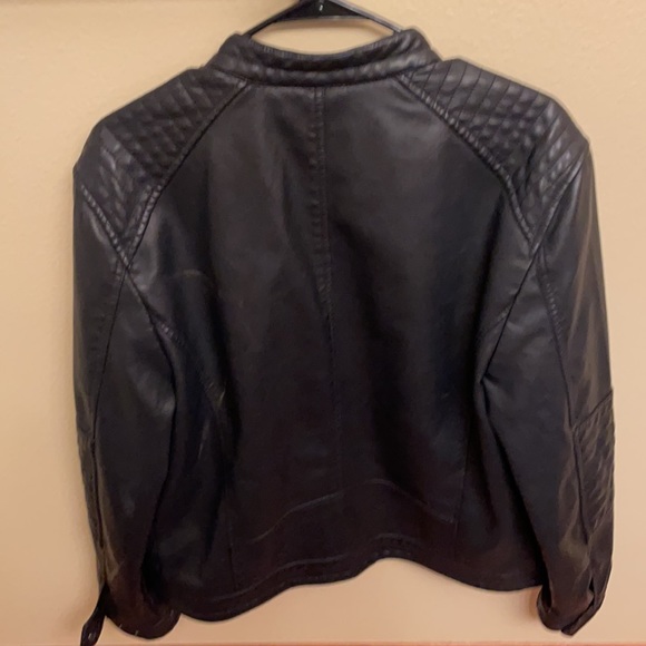 Men’s express faux leather jacket size large - Picture 4 of 4